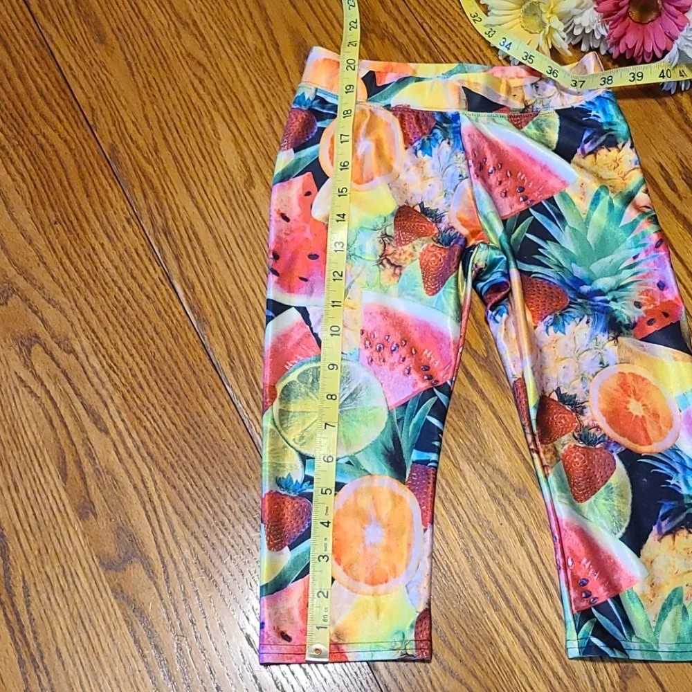 Justice pants - summer fruit print